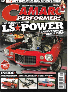 CAMARO PERFORMERS 2010 DEC - LS POWER GUIDE, ENGINE SWAPS MADE EASY, HANDLING